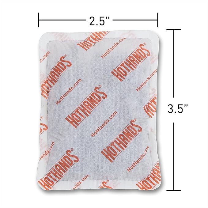 HotHands Body & Hand Super Warmers - Long Lasting Natural Odorless Air Activated Warmers - Up to 18 Hours of Heat - 3 Individual Warmers