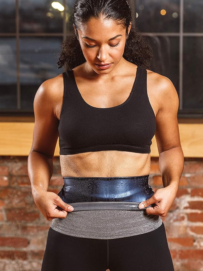 Sweat Shaper Waist Trimmer for Women, Waist Trainer Sauna Belt, Neoprene-free Waist Cincher, Thermo Sauna Slimming Belt