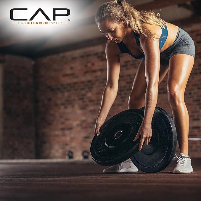 CAP Barbell Rubber Olympic Bumper Plate | Multiple Options/Colors