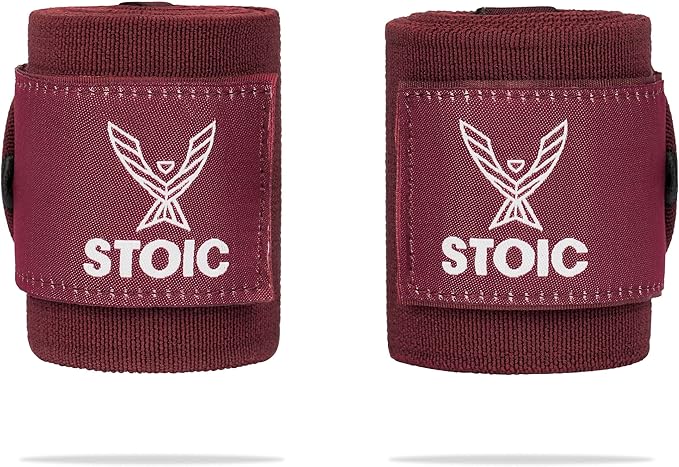 Stoic Wrist Wraps Weightlifting, Powerlifting, Cross Training, Bodybuilding with Thumb Loop. for Gym Workout, Men and Women Weight Lifting and Strength Training