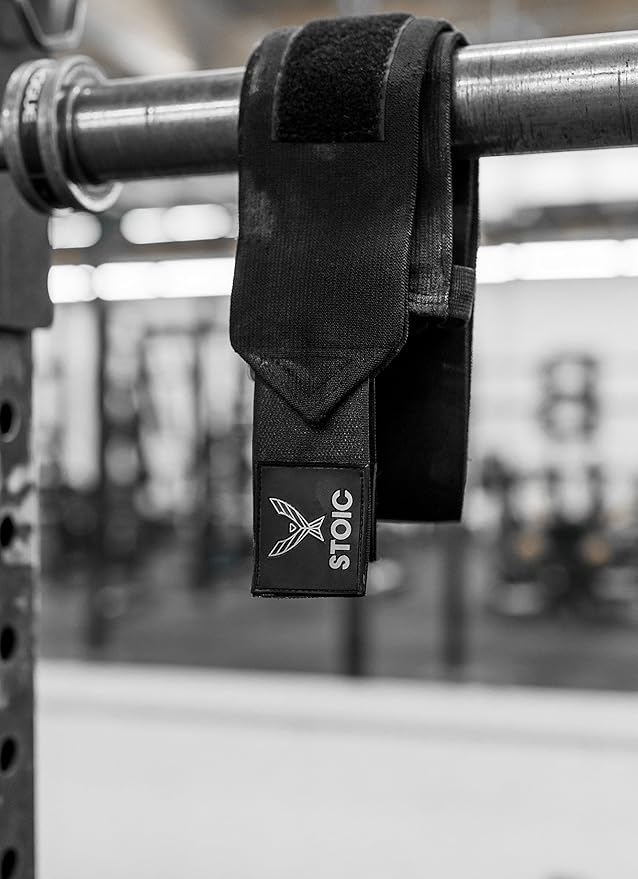 Stoic Wrist Wraps Weightlifting, Powerlifting, Cross Training, Bodybuilding with Thumb Loop. for Gym Workout, Men and Women Weight Lifting and Strength Training
