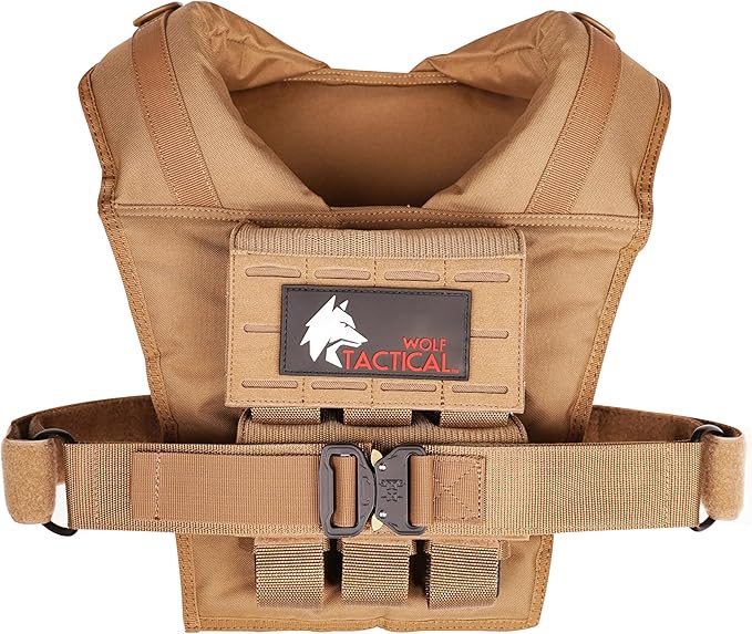 WOLF TACTICAL Weighted Training Vest - Weighted Vest Men Strength Training Weight Vests Workout Vest Weight Vest for Men