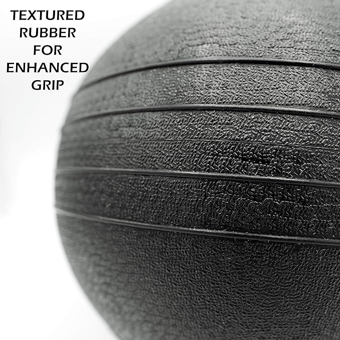 Valor Fitness Slam Ball - Durable Weighted Ball for Crossfit, Strength Training, HIIT, and Cardio Workouts, Non-Bounce Design, Multiple Weights Available