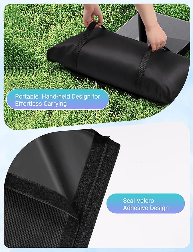 3 Packs Umbrella Base Weights Sandbags, Outdoor Sand Bags for Weight, Weatherproof Heavy Duty Weight Sandbag for Garden Furniture Umbrella Stand Cantilevers Poolside Accessories