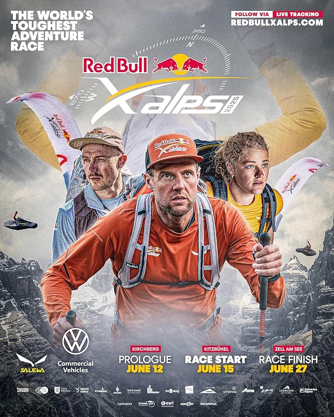 Dynamic Tape Red Bull X-Alps Edition Biomechanical Athletic Tape | 4 Way Stretch & Stronger Recoil than Kinesiology Tape | Designed for Sports, Muscle & Joint Load Management | Recycled | 2" (6 Rolls)