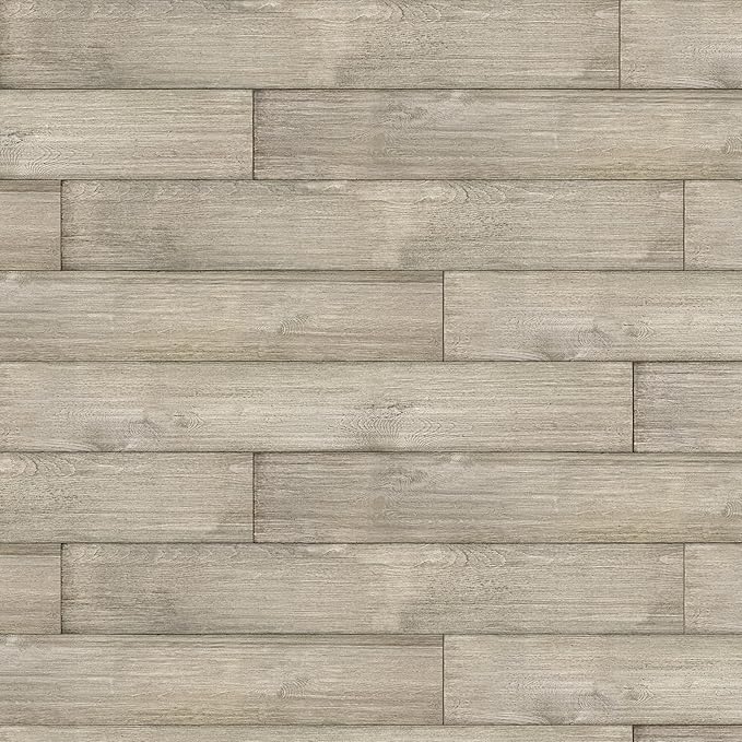 Luxdecor Real Wood Planks for Wall- White Shiplap Boards 5" Peel and Stick Shiplap Boards 10 Pieces Wall Shiplap Planks 12.5 Sq Ft