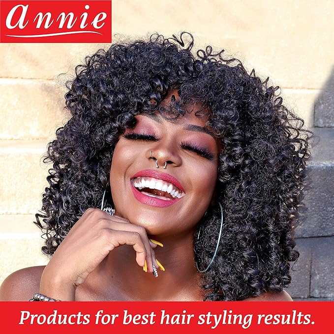 Annie Foam Hair Rollers 7/8 Inch Medium, 12 Count Yellow Soft Sponge Curlers for Heatless Curls, No Pins or Clips Needed, For Wet or Dry Hair, Tight Defined Curls