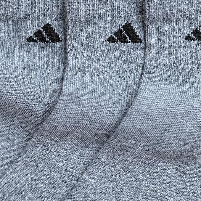 adidas Men's Athletic Cushioned 6-Pack Quarter